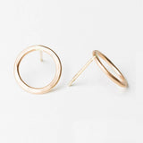 E108 - Small Circle Post Earring