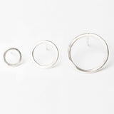 E109 - Medium Circle Post Earring