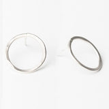 E110 - Large Circle Post Earring