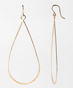 E115 - Long Thin Teardrop Earring