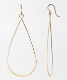 E115 - Long Thin Teardrop Earring