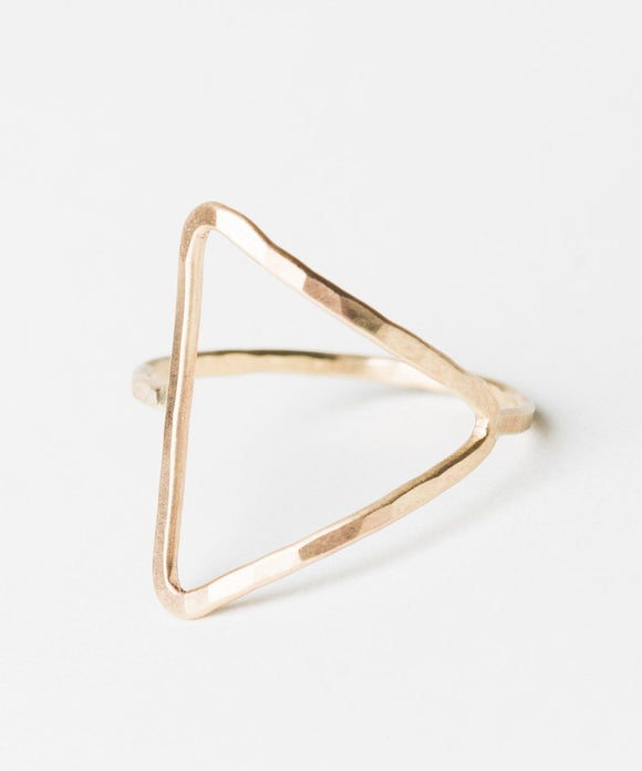 R417 - Forged Triangle Ring