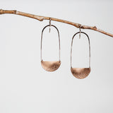 E147 - half moon earring