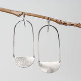 E147 - half moon earring