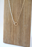 N201 - Double Hoop Necklace