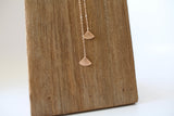 N219 - Fan Style Lariat Necklace