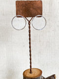 E111 - XL Circle Post Earring