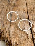 E111 - XL Circle Post Earring