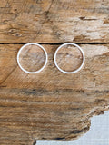 E111 - XL Circle Post Earring
